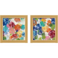 Framed 'Hydrangea Bouquet 2 Piece Framed Art Print Set' border=