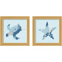 Framed 'Coastal Cool 2 Piece Framed Art Print Set' border=