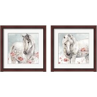 Framed 'Wild Horses 2 Piece Framed Art Print Set' border=