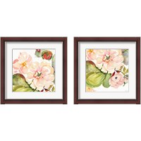 Framed 'Desert Rose 2 Piece Framed Art Print Set' border=