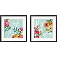 Framed 'Romantic Luxe 2 Piece Framed Art Print Set' border=