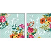 Framed 'Romantic Luxe 2 Piece Art Print Set' border=