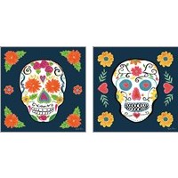 Framed 'Day of the Dead 2 Piece Art Print Set' border=