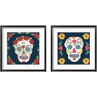 Framed 'Day of the Dead 2 Piece Framed Art Print Set' border=