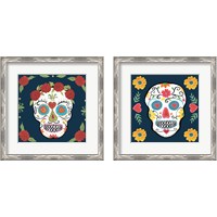 Framed 'Day of the Dead 2 Piece Framed Art Print Set' border=