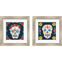 Framed 'Day of the Dead 2 Piece Framed Art Print Set' border=