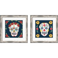 Framed 'Day of the Dead 2 Piece Framed Art Print Set' border=