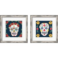 Framed 'Day of the Dead 2 Piece Framed Art Print Set' border=