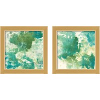 Framed 'Mossy Rock 2 Piece Framed Art Print Set' border=