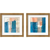 Framed 'Passage  2 Piece Framed Art Print Set' border=