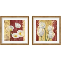 Framed 'Royal Red 2 Piece Framed Art Print Set' border=