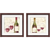 Framed 'Chateau Winery 2 Piece Framed Art Print Set' border=