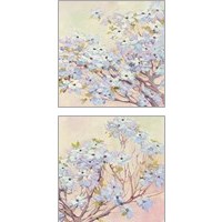 Framed 'Spring Dogwood 2 Piece Art Print Set' border=