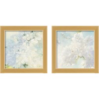 Framed 'Pear Blossoms 2 Piece Framed Art Print Set' border=