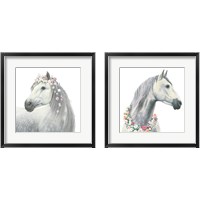 Framed 'Spirit Stallion 2 Piece Framed Art Print Set' border=