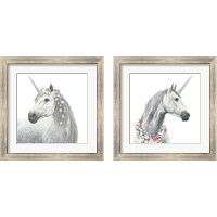 Framed 'Spirit Unicorn 2 Piece Framed Art Print Set' border=