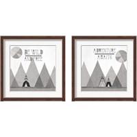 Framed 'Southwest Geo BW 2 Piece Framed Art Print Set' border=