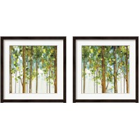 Framed 'Forest Study 2 Piece Framed Art Print Set' border=