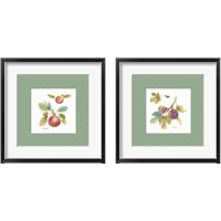 Framed 'Orchard Bloom Border 2 Piece Framed Art Print Set' border=