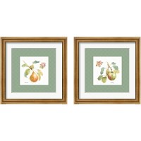 Framed 'Orchard Bloom Border 2 Piece Framed Art Print Set' border=