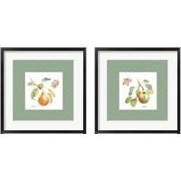 Framed 'Orchard Bloom Border 2 Piece Framed Art Print Set' border=