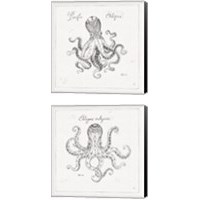 Framed 'Underwater Life 2 Piece Canvas Print Set' border=