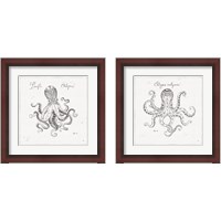 Framed 'Underwater Life 2 Piece Framed Art Print Set' border=