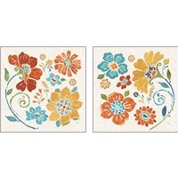 Framed 'Spanish Impressions 2 Piece Art Print Set' border=