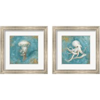 Framed 'Treasures from the Sea 2 Piece Framed Art Print Set' border=