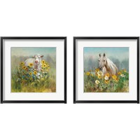 Framed 'Farm and Field2 Piece Framed Art Print Set' border=