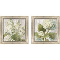 Framed 'Scented Cottage Florals 2 Piece Framed Art Print Set' border=