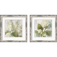 Framed 'Scented Cottage Florals 2 Piece Framed Art Print Set' border=