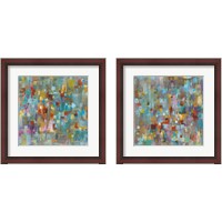 Framed 'Confetti 2 Piece Framed Art Print Set' border=