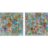 Framed 'Confetti 2 Piece Art Print Set' border=