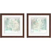 Framed 'Winter Wonder 2 Piece Framed Art Print Set' border=