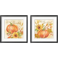 Framed 'Welcome Fall  2 Piece Framed Art Print Set' border=