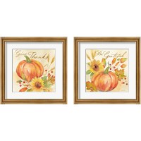 Framed 'Welcome Fall  2 Piece Framed Art Print Set' border=