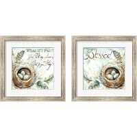 Framed 'Nest 2 Piece Framed Art Print Set' border=