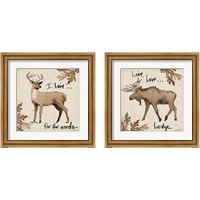 Framed 'Lodge Life 2 Piece Framed Art Print Set' border=