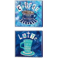 Framed 'Cafe Collage 2 Piece Canvas Print Set' border=