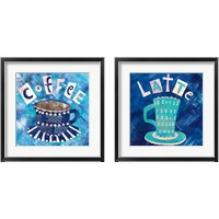 Framed 'Cafe Collage 2 Piece Framed Art Print Set' border=