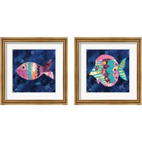 Framed 'Boho Reef  2 Piece Framed Art Print Set' border=