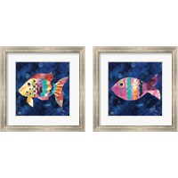 Framed 'Boho Reef  2 Piece Framed Art Print Set' border=