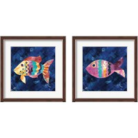 Framed 'Boho Reef  2 Piece Framed Art Print Set' border=