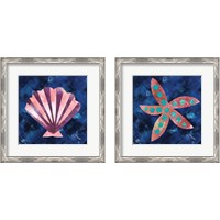 Framed 'Boho Reef  2 Piece Framed Art Print Set' border=