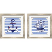 Framed 'On the Coast 2 Piece Framed Art Print Set' border=