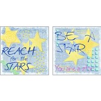 Framed 'Star 2 Piece Art Print Set' border=