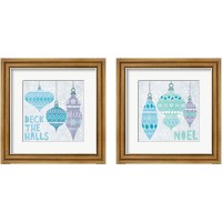 Framed 'Deck The Halls 2 Piece Framed Art Print Set' border=