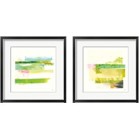 Framed 'Stacks 2 Piece Framed Art Print Set' border=