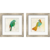 Framed 'Flight Patterns Bird 2 Piece Framed Art Print Set' border=